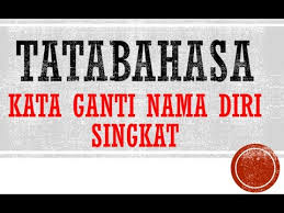 Kata ganti nama tunjuk standard: Perkongsian Pembelajaran Kata Ganti Nama Diri Singkat Youtube
