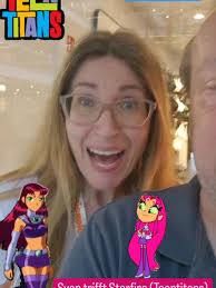 Begegnung zwischen Sven und Starfire (Teen Titans)