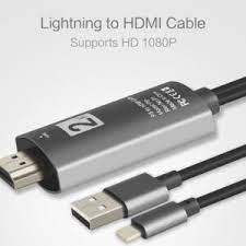 Hdmi Tv Cable Lightning To Hdmi Adapter Connector For Iphone 11 Pro X Xs 5 6 7 8 Ipad Mini Best Buy Cables
