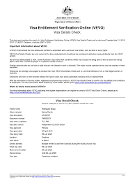 Click on the button named check your visa details with vevo. Vevo Visa Details Check Itamar Danilo Rodrigues Braga Pdf Travel Visa Employment