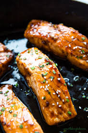 Easy One Pan Maple Glazed Salmon Recipe Maple Glazed Salmon Glazed Salmon Maple Salmon Recipes