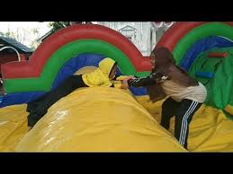 Keseruan Anak Anak Outbound Permainan Halang Rintang Istana Balon Kolam Air Waterpark Gofun Halang Rintang Balon Air Kolam Renang