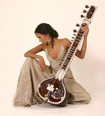 Saraswati Is The Hindu Goddess Of Knowledge Music Arts Wisdom And Learning She Is Usuall Indian Musical Instruments Indian Music Hindustani Classical Music