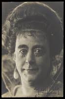 George Robey with sunbeam eye make-up.