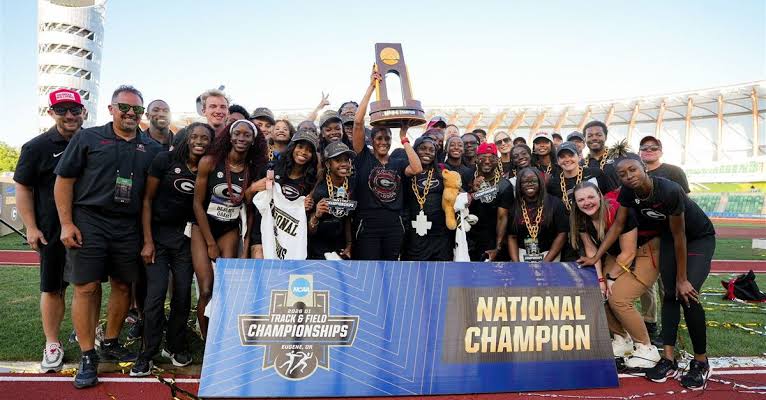 Georgia women's track and field captures 2nd straight outdoor national championship
