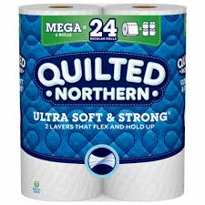 Browse hannaford's bath tissue to begin building your online shopping list or grocery cart. Quilted Northern Ultra Soft Strong Mega Roll Bath Tissue 6 Rolls Food 4 Less
