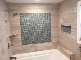 Bathroom Backsplash Tile Glass Water Napier Mosaic Tile Shower Tub Combination Bathroom Remodel Master Tile Backsplash Bathroom