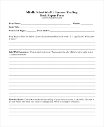Book Report Template 6th Grade 4 Professional Templates In 2020 Book Report Templates Book Report Report Template