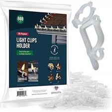 Gowa Sewanta All Purpose Light Clips Holder Set Of 600 Christmas Light Hooks Mount Holiday Lights To Shingles And Gutters