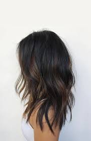 Chestnut brown with caramel somber highlights. 25 Sexy Black Hair With Highlights For 2021 The Trend Spotter