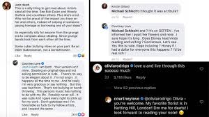 Over the weekend the hole singer called rodrigo out for copying the band's 1994 album cover live through this in a new image, and now fans are weighing in. Ge4tfmqwj6fwtm