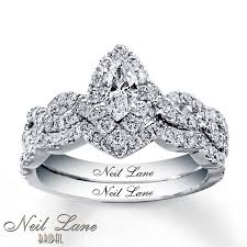 Neil Lane Bridal Set 1 1 8 Ct Tw Diamonds 14k White Gold Neil Lane Wedding Rings Neil Lane Bridal Set Neil Lane Bridal