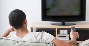 Hasil gambar untuk foto Menonton Televisi