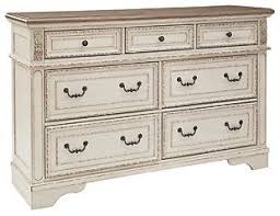 Realyn Dresser Distressed Furniture Liberty Furniture White Dresser