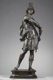 Large Bronze Statue Bellum By Emile Louis Picault French 1833 1915 Antique Sculpture Bronze Statue Antique Bronze Statue