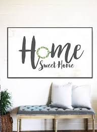 Home Sweet Home Fixer Upper Decor Home Decor Gift For Her Fixer Upper Decor Rustic Family Sign Sweet Home