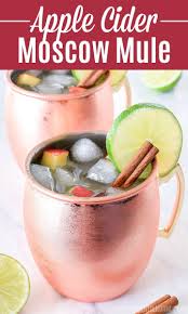 Apple Cider Moscow Mule Recipe Apple Cider Moscow Mule Cider Cocktail Recipes Cider Cocktails