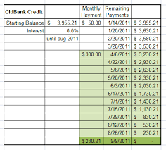4 Credit Card Payoff Spreadsheets Word Excel Templates