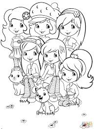 Strawberry Shortcake Strawberry Shortcake Coloring Pages Princess Coloring Pages Cartoon Coloring Pages