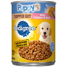 Pedigree Chopped Ground Dinner Chicken Dog Food Recipes Canned Dog Food Puppy Food