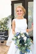 Yellow white and blue wedding bouquets. 73 48