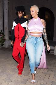 Amber Rose And New Boyfriend 21 Savage At Nobu Amber Rose Amber Rose Style Fashion
