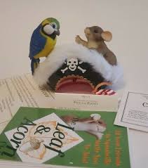 Charming Tails Hey There Mate Limited Edt. Gold Signed Parrot Pirate Mouse  Fitz | eBay