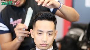 Side part combover is the best look for asian men with short hair. Barber Tutorial Side Part Fade With Asian Hair Youtube