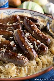 Bratwurst and Sauerkraut - A Family Feast®