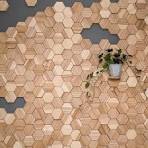 Hexagon Wood Wall Art Modern Geometric Wood Wall Sculpture Honeycomb Wood  Wall Decor Panels Unique Mosaic Unfinished Hexagons (1000)