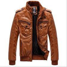 2021 Mens Locomotive Leather Pu Jacket Coat Thickening Fur Outerwear Slim Winter Jacket Brown M Xxxl From Dalei178 52 80 Dhgate Com Leather Jacket Men Mens Outfits Leather Jacket
