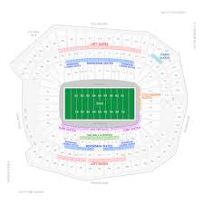 Super Bowl Seating Chart Super Bowl Fans