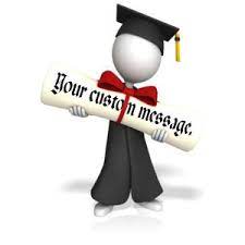 Id 14349 Graduate With Custom Diploma Presentation Clipart Sculpture Lessons Clip Art Diploma