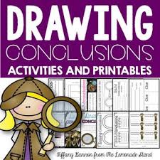 Drawing Conclusions Can Be A Difficult Concept To Teach The Little Ones This Packet I Drawing Conclusions Activity Drawing Conclusions Kindergarten Literature