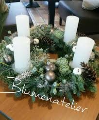 Grun Silber Deko Weihnachten Adventskranz Traditionelle Weihnachtsdekoration Weihnachtsdekoration