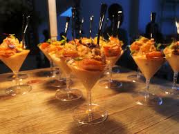 A party in between meal times: Small Bites Hors D Oeuvres Edible Passport