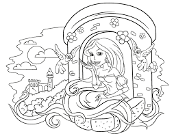 Pin En Dibujos De Princesas Para Colorear