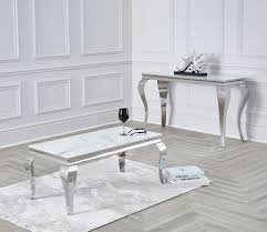 Find your ideal coffee table in our varied range of oak, white, marble & wood tables. Louis Marble Glass Coffee Table 100cm Niches