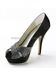 Scarpe per sposa e mamma della sposa. Scarpe Da Cerimonia Online Nere E Argento Tacco Alto
