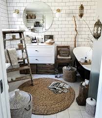Super Cozy Boho Bathroom Of Bytrineravn And On My Blog You Can Find A Vintage Eclectic Home In Texas Lin Eclectic Bathroom Decor Bohemian Bathroom Home Decor