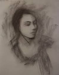3 setting up a subject, choosing a color and texture. Charcoal Portrait Drawing Tutorial
