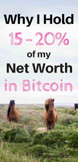 The technical answer to that question depends on the rest of the portfolio, its correlation to the bitcoin or cryptocurrency markets, and its relative volatility. Why I Invest Almost 20 Of My Net Worth In Cryptocurrency