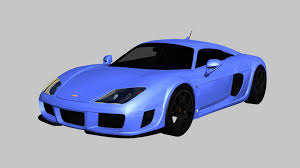 2010 Noble M600 Low Poly 3d Models Tesla Sport Car