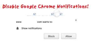 Stop Disable All Notifications In Google Chrome With Pictures Disability Google Chrome Picture