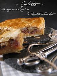 J En Reprendrai Bien Un Bout Galette Frangipane Au Praline Pepites De Chocolat