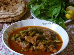 Agyptische Rezepte Grune Bohnen Mit Fleisch Fossolia Chadra Bil Lahma Agyptische Rezepte Orientalische Rezepte Agyptisches Essen