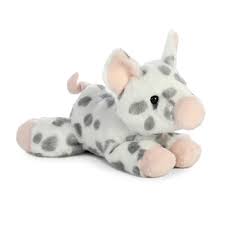 Little Stuffed Spotted Piglet Mini Flopsie Aurora Hugs And Cuddles Animals Friends Plush