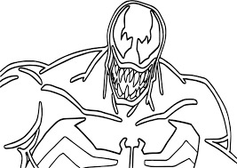 Dark (often black) blotches across the top of the neck, sometimes with white, sometimes with body color, inbetween. Invincible Venom Coloring Page Free Printable Coloring Pages For Kids