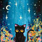 Paint Nite: Pumpkin Garden Cat event in Cupertino, CA