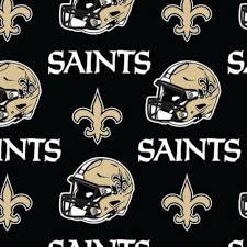 New Orleans Saints Cotton Fabric ...